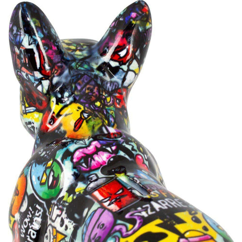 Franse Bulldog Jack | Spaarpot | Graffiti