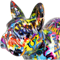 Franse Bulldog Jack | Spaarpot | Graffiti
