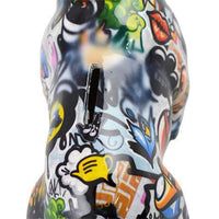 Franse Bulldog Jack | Spaarpot | Graffiti
