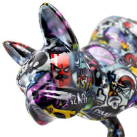 Franse Bulldog Jack | Spaarpot | Graffiti