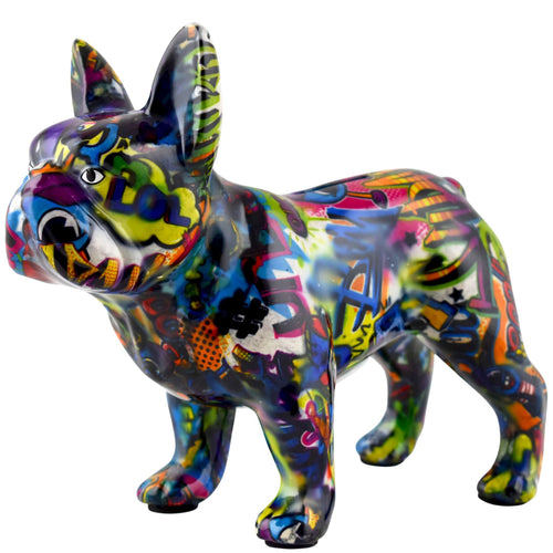 Franse Bulldog Jack | Spaarpot | Graffiti